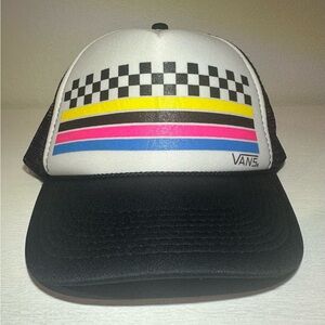 Vintage style Vans Trucker Hat - Black, Yellow, Pink, Blue